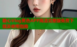 糖心Vlog黄色APP高清完整版免费下载及使用指南