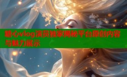 糖心vlog演员独家揭秘平台原创内容与魅力展示