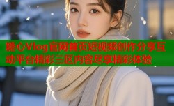 糖心Vlog官网首页短视频创作分享互动平台精彩三区内容尽享精彩体验