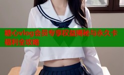 糖心vlog会员专享权益揭秘与永久卡福利全攻略