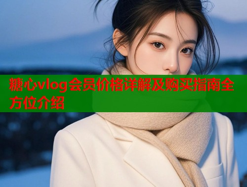 糖心vlog会员价格详解及购买指南全方位介绍  第1张
